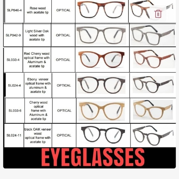 MEN/WOMEN REAL WOOD SIGNATURE EYEWEAR - Picture 4 of 8